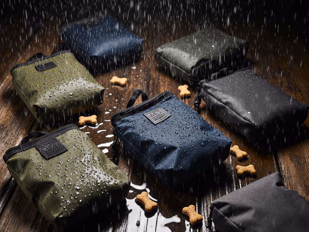 waterproof_treat_bag_testing_in_rain
