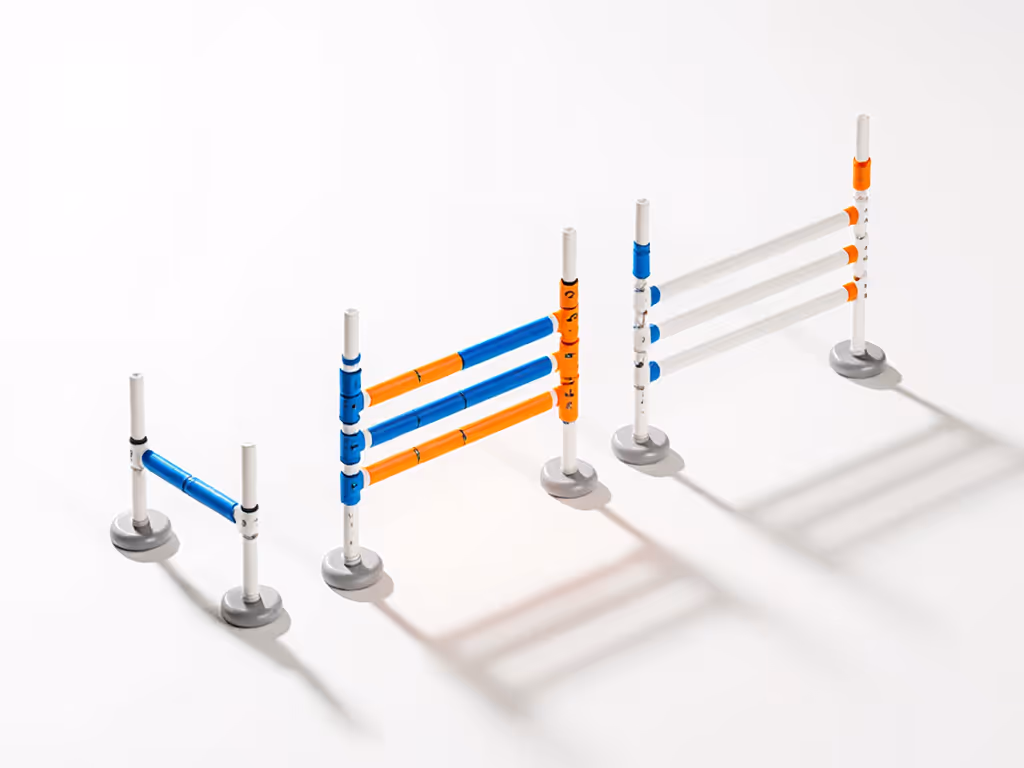 adjustable_jump_bar_height_comparison_for_different_dog_sizes